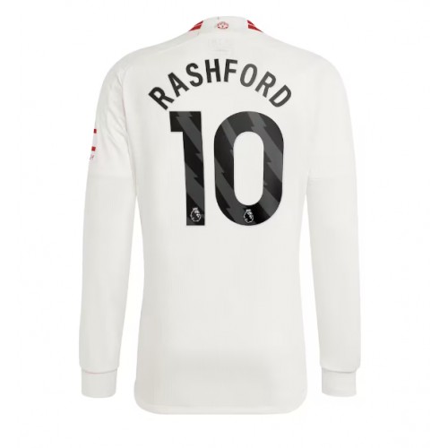 Manchester United Marcus Rashford #10 Rezervni Dres 2023-24 Dugi Rukav